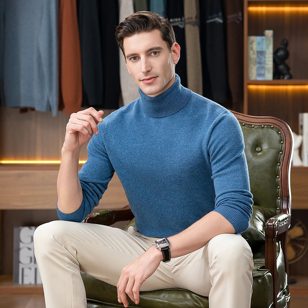 Heavy Cashmere Turtleneck