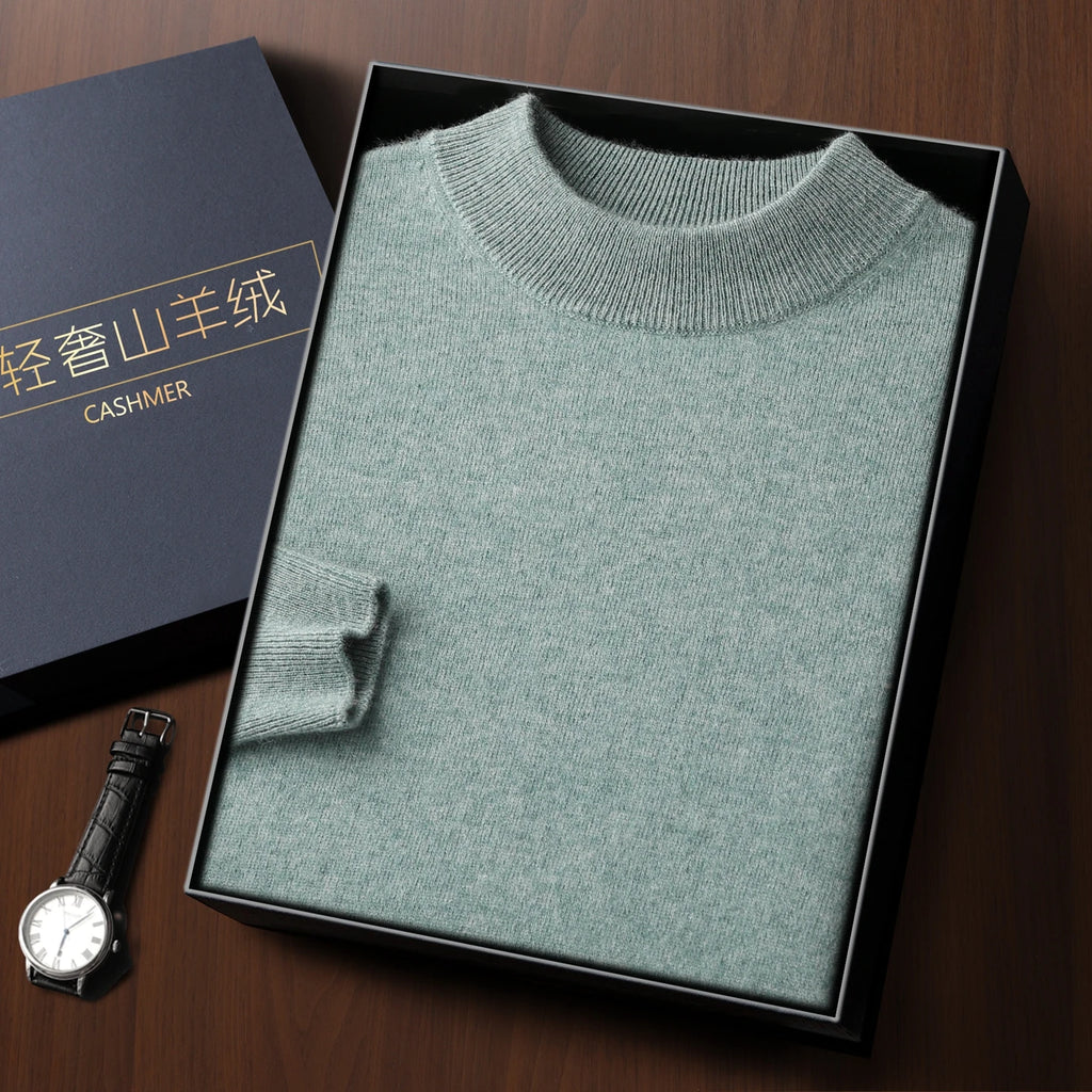 Cashmere Mock Neck