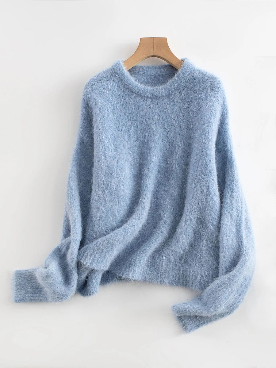 Women's alpaca-blend sweater