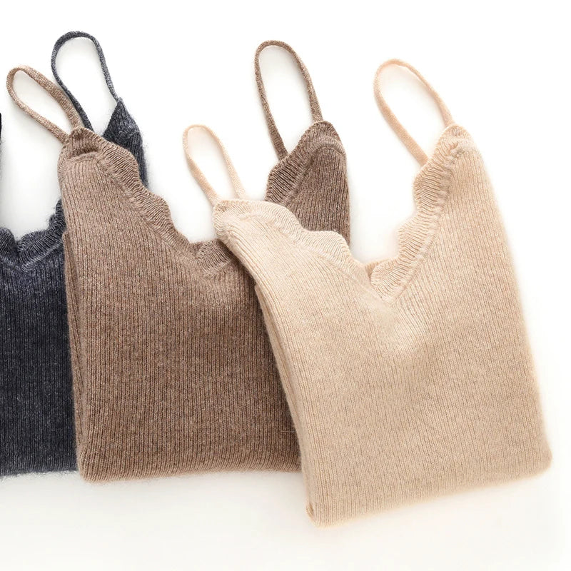 Women's cashmere camisole