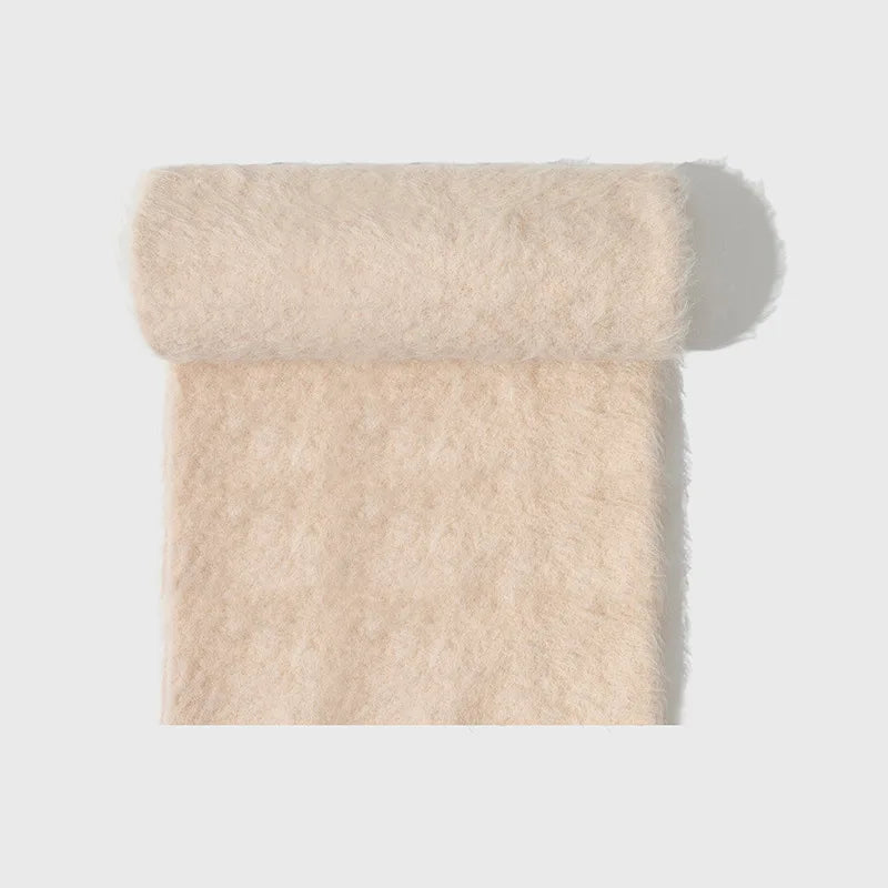 Brushed alpaca scarf