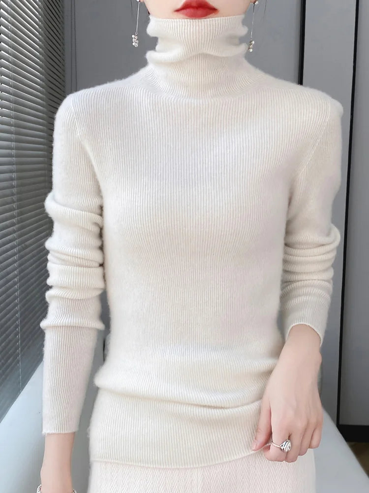 Slim Merino Turtleneck
