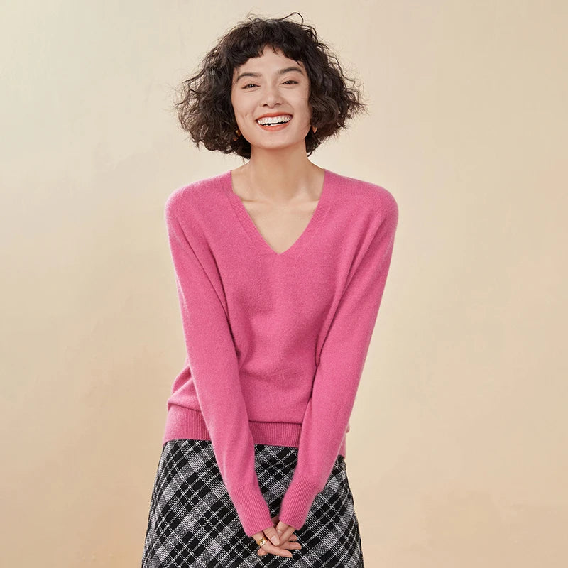 Relaxed Cashmere V-Neck