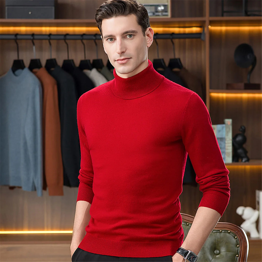 Heavy Cashmere Turtleneck