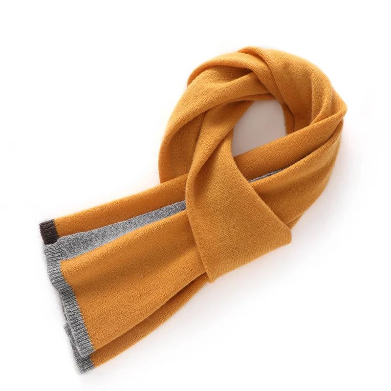 Tipped Cashmere Scarf