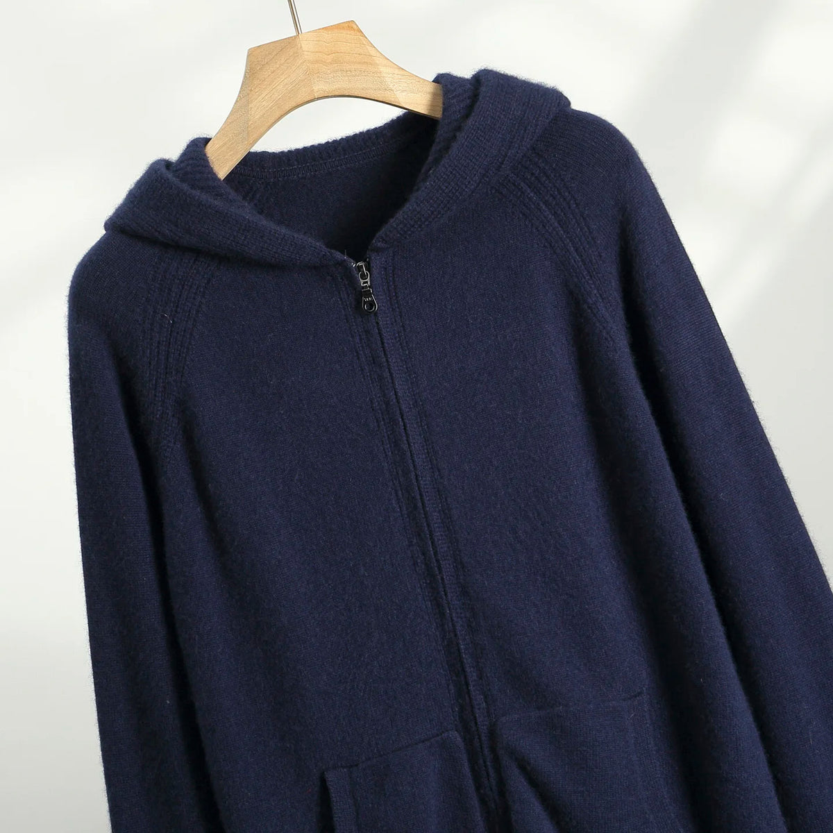 Cashmere Zip Hoodie
