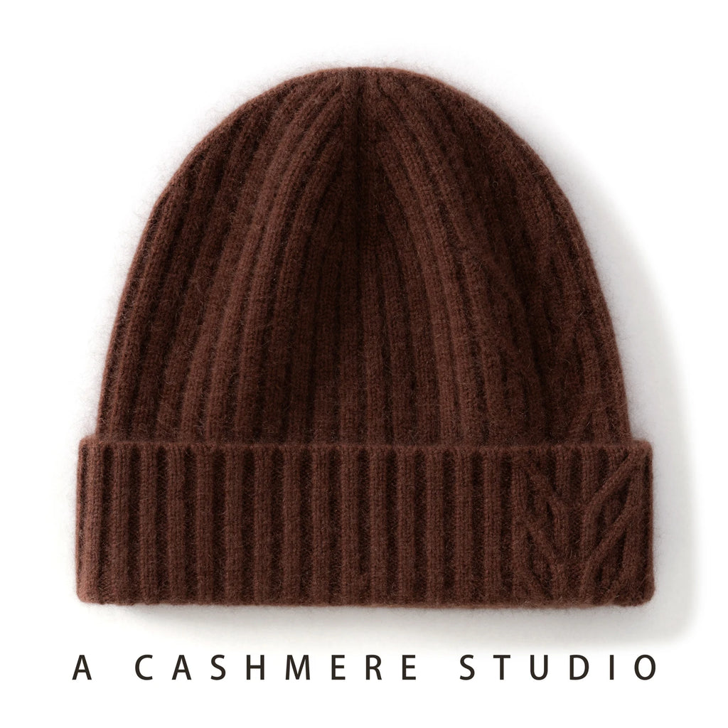 Cable Cashmere Beanie