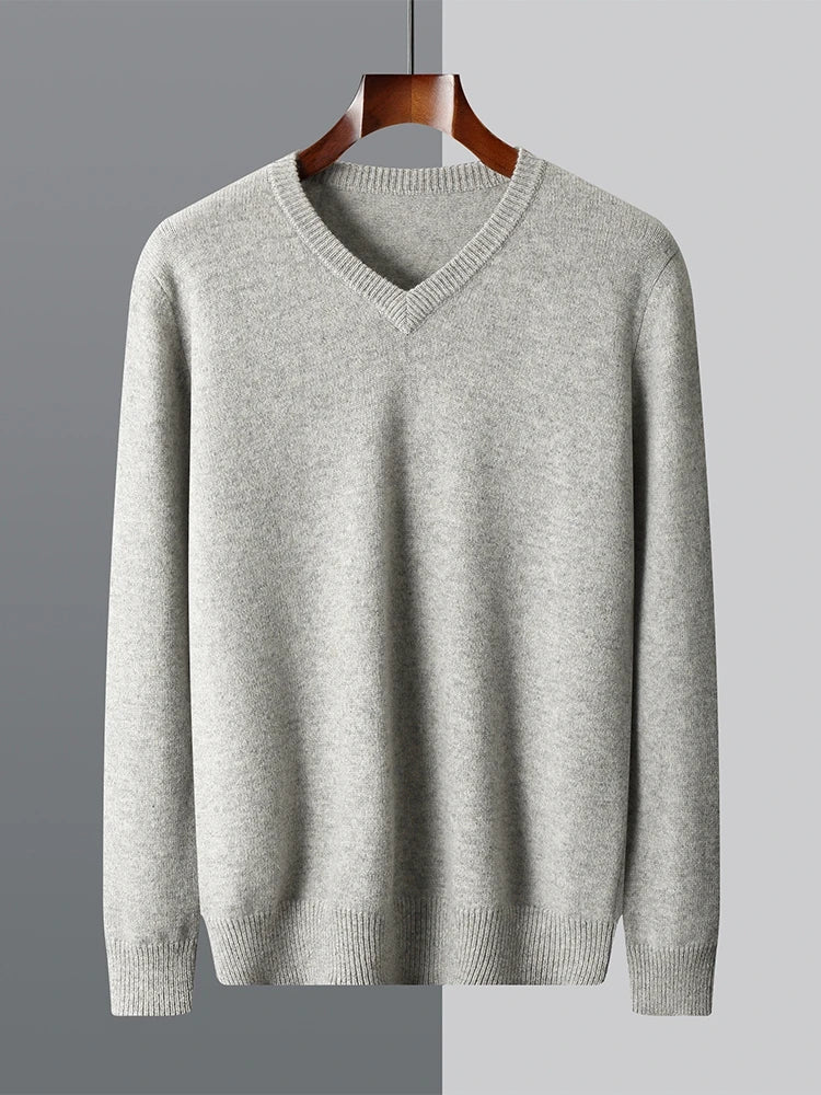 Thick Merino V-Neck