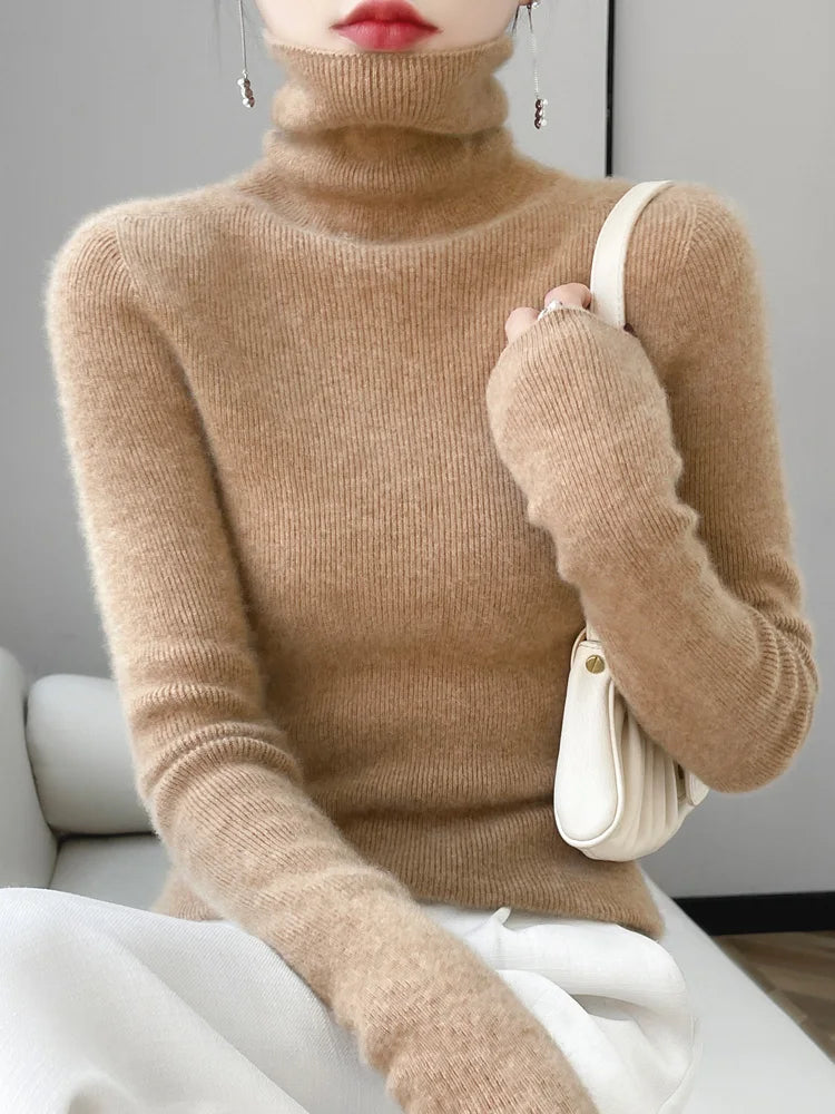 Slim Merino Turtleneck