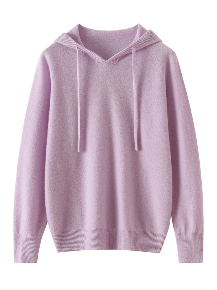 Women's cashmere hoodie