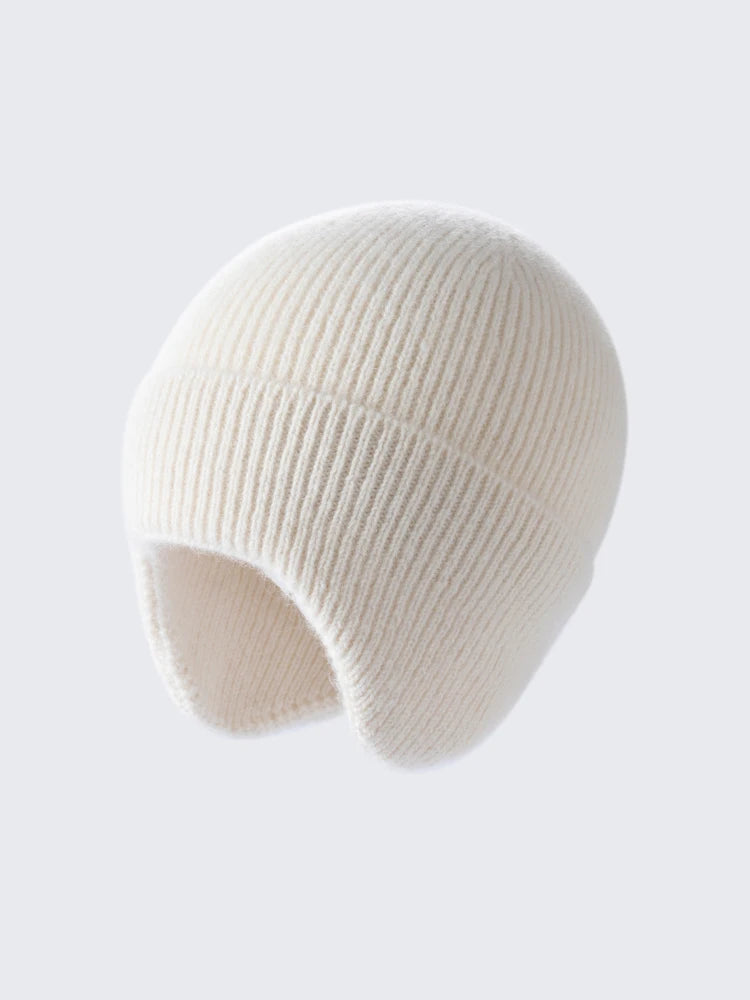 Alpaca earflap beanie