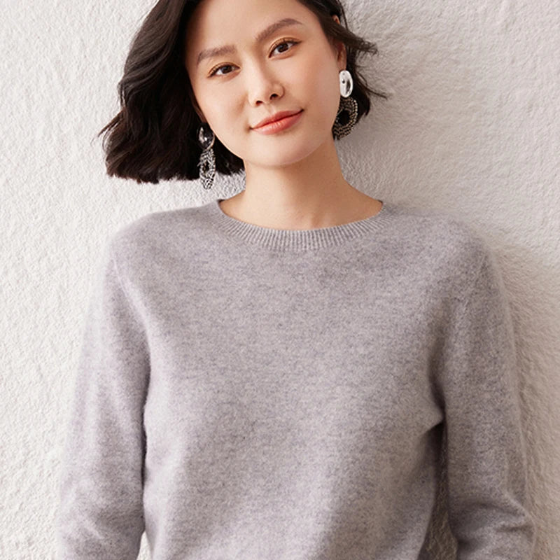 The Everyday Crew, women's cashmere crewneck