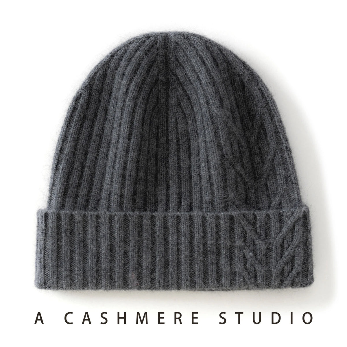 Cable Cashmere Beanie