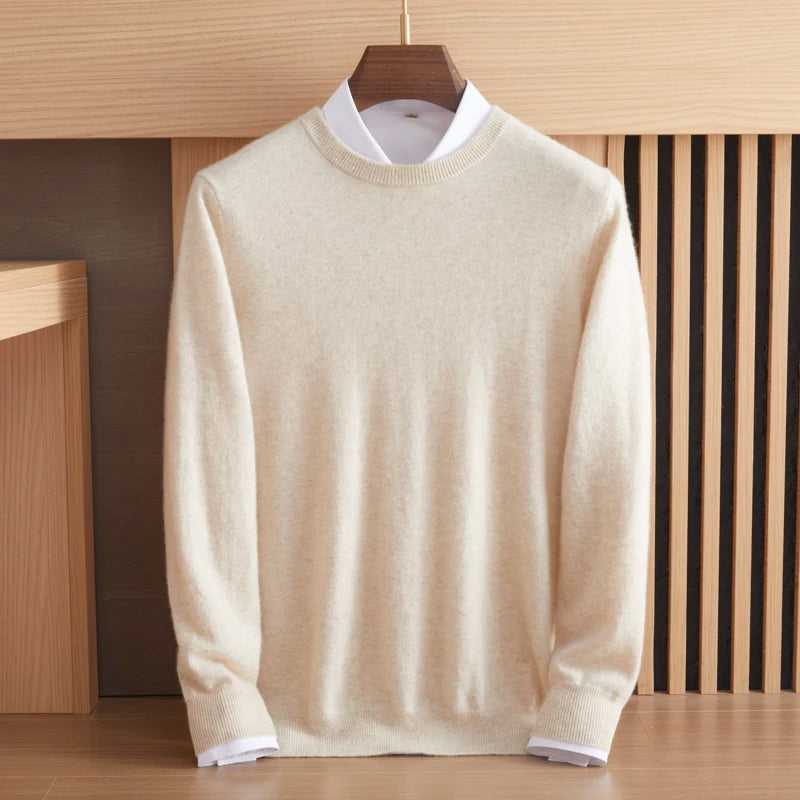 The Everyday Crew, men's cashmere crewneck
