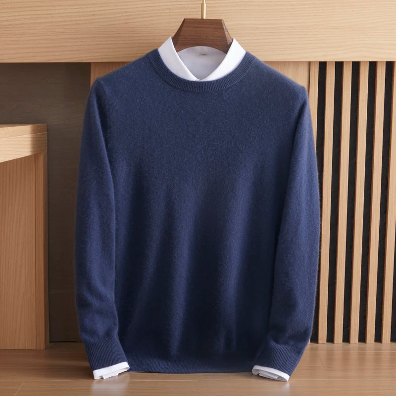 The Everyday Crew, men's cashmere crewneck