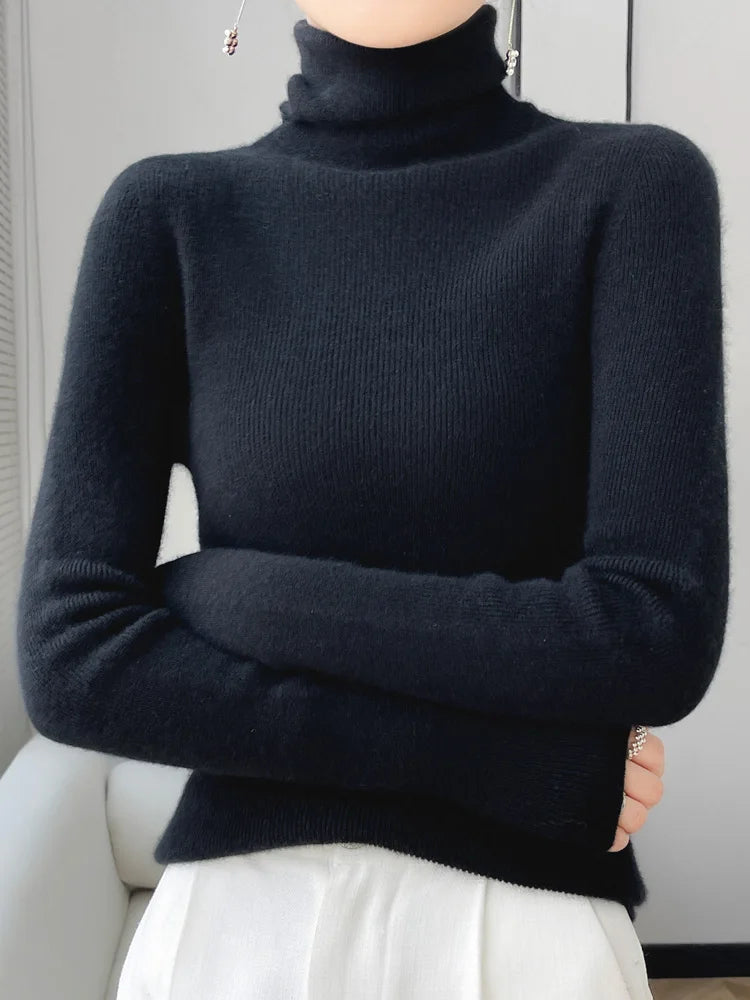 Slim Merino Turtleneck