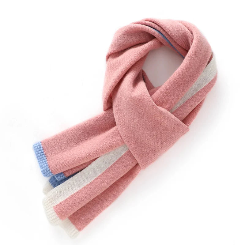 Tipped Cashmere Scarf