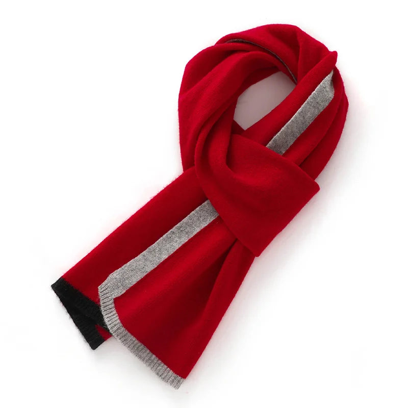 Tipped Cashmere Scarf