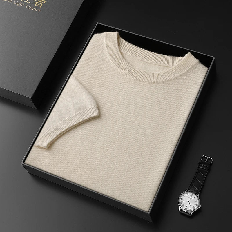 Men's cashmere tee