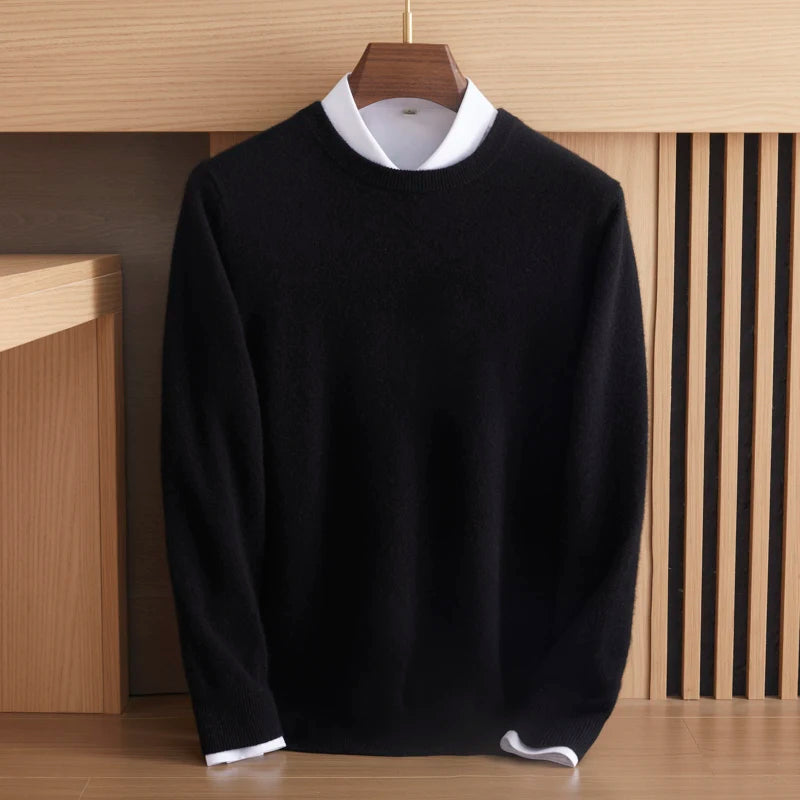 The Everyday Crew, men's cashmere crewneck