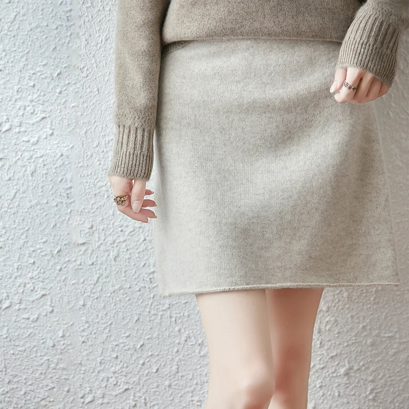Cashmere Mini Skirt
