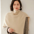 Cashmere Rib Poncho