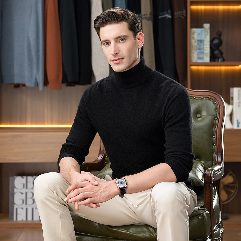 Heavy Cashmere Turtleneck