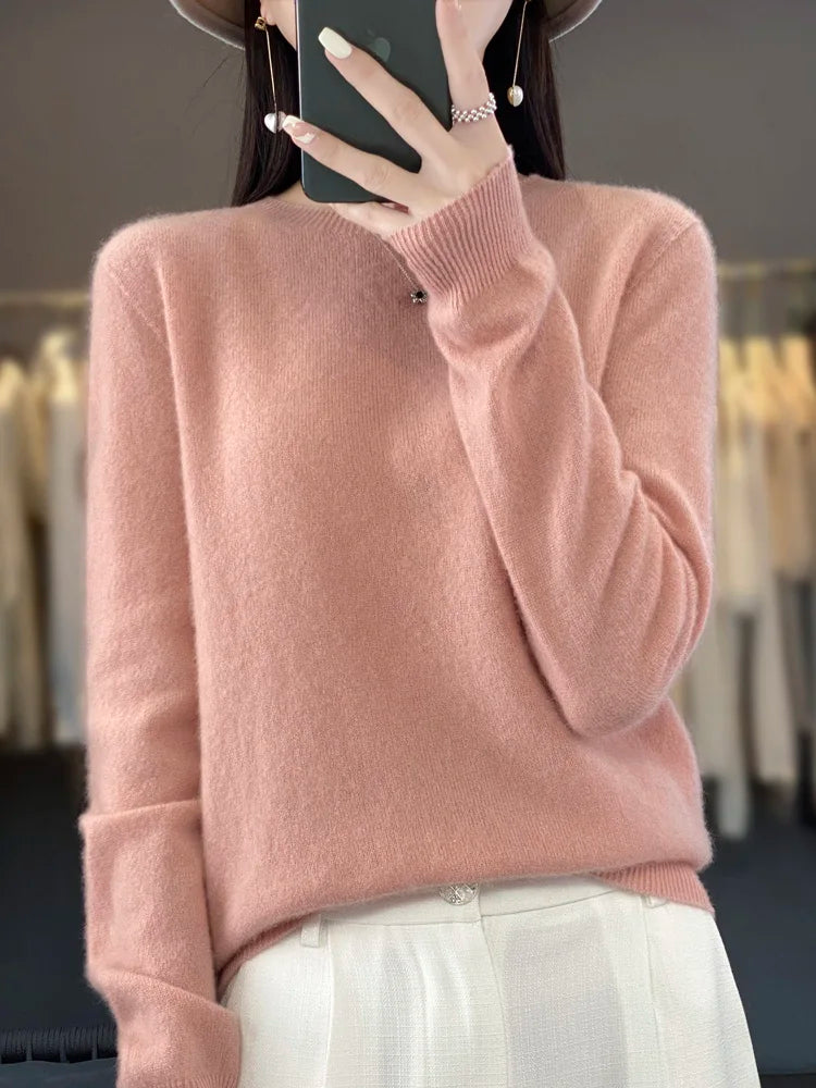 Women's merino crewneck