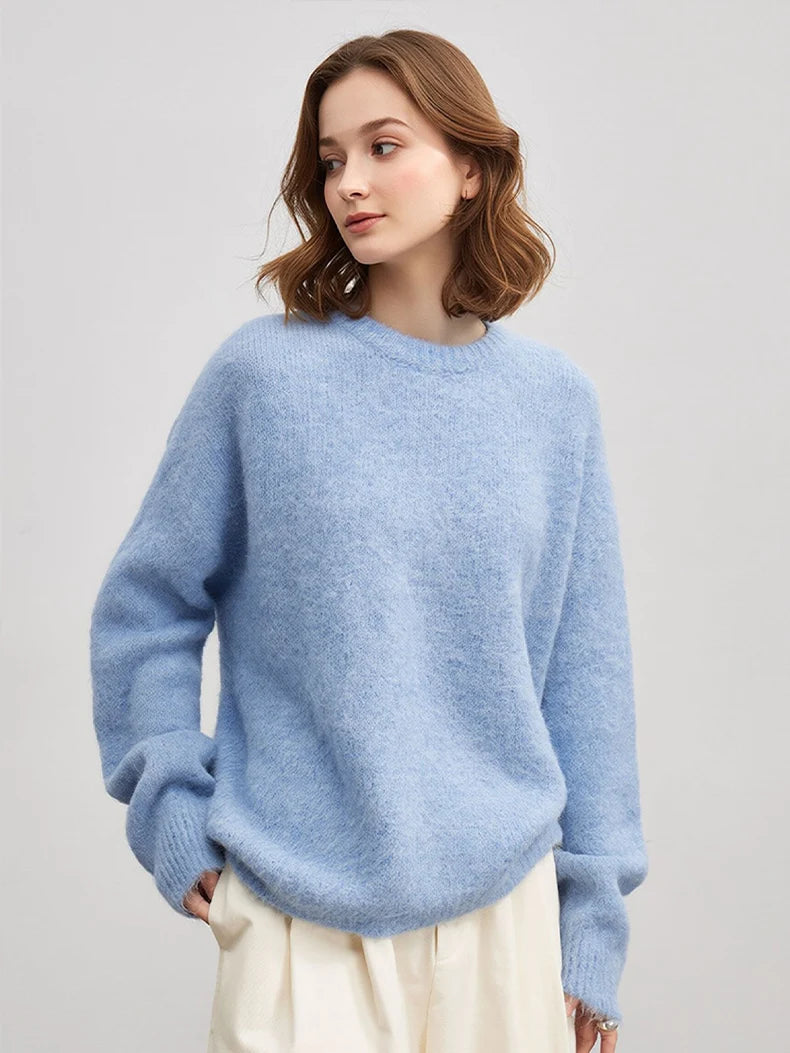 Women's alpaca-blend sweater