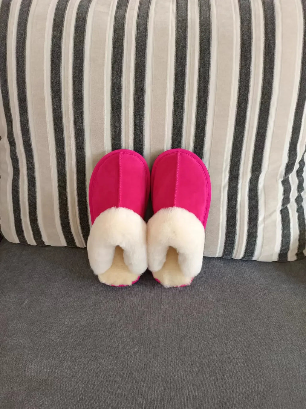 Sheepskin shearling slippers