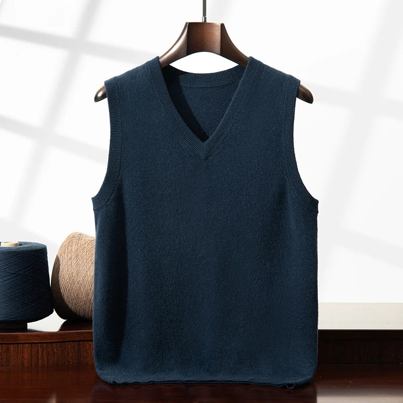 Cashmere V-Neck Vest
