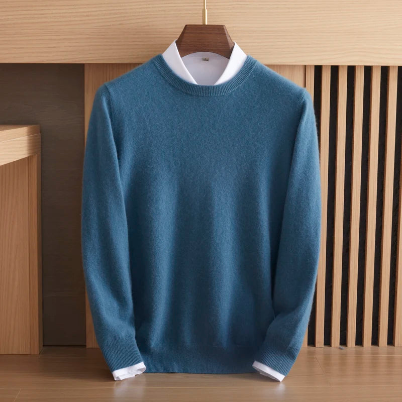 The Everyday Crew, men's cashmere crewneck