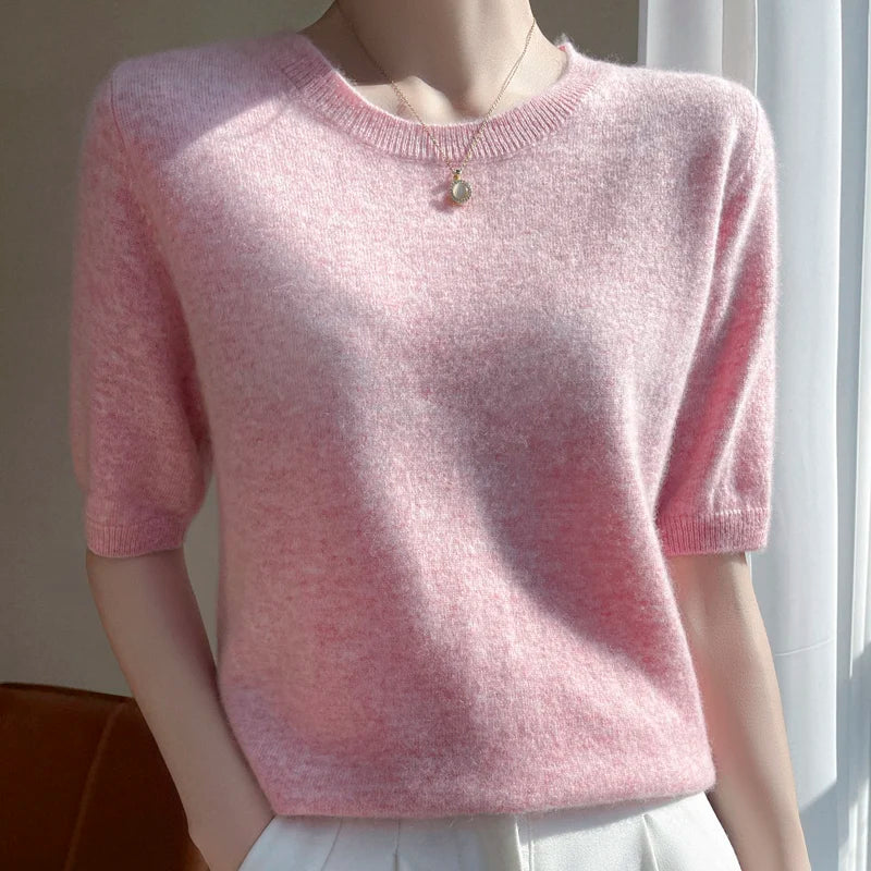 Women's cashmere tee