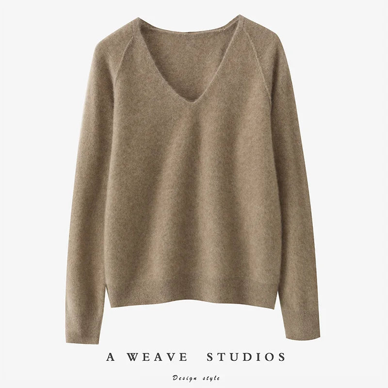 Relaxed Merino V-Neck