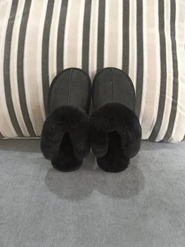 Sheepskin shearling slippers