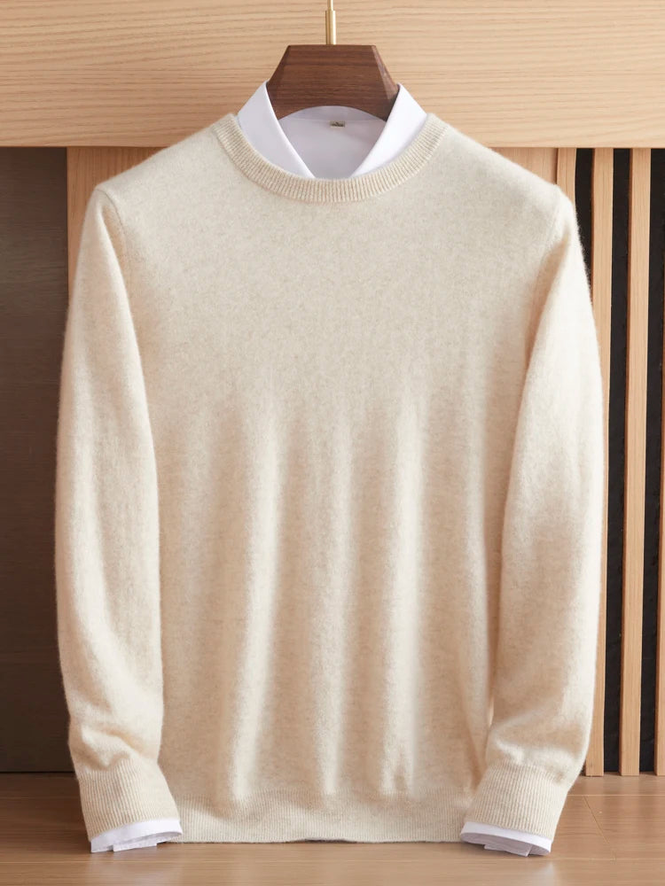 The Everyday Crew, men's cashmere crewneck