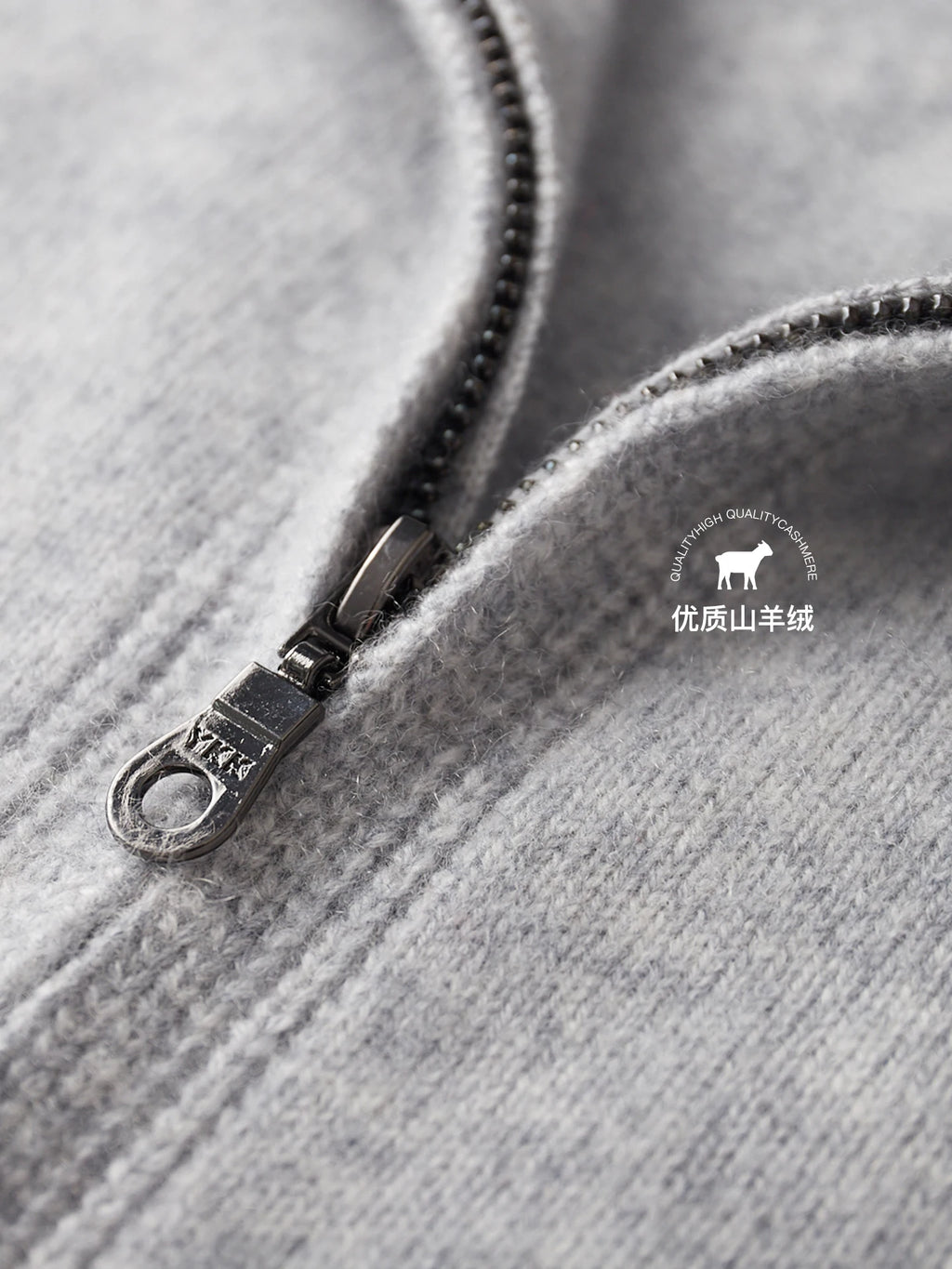 Cashmere Zip Hoodie