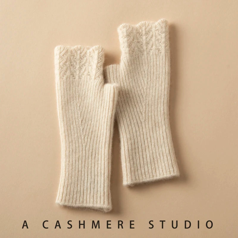 Cashmere beanie + gloves gift duo