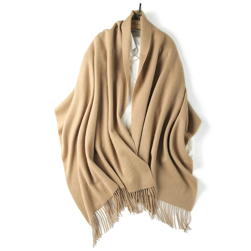 Merino wool wrap scarf