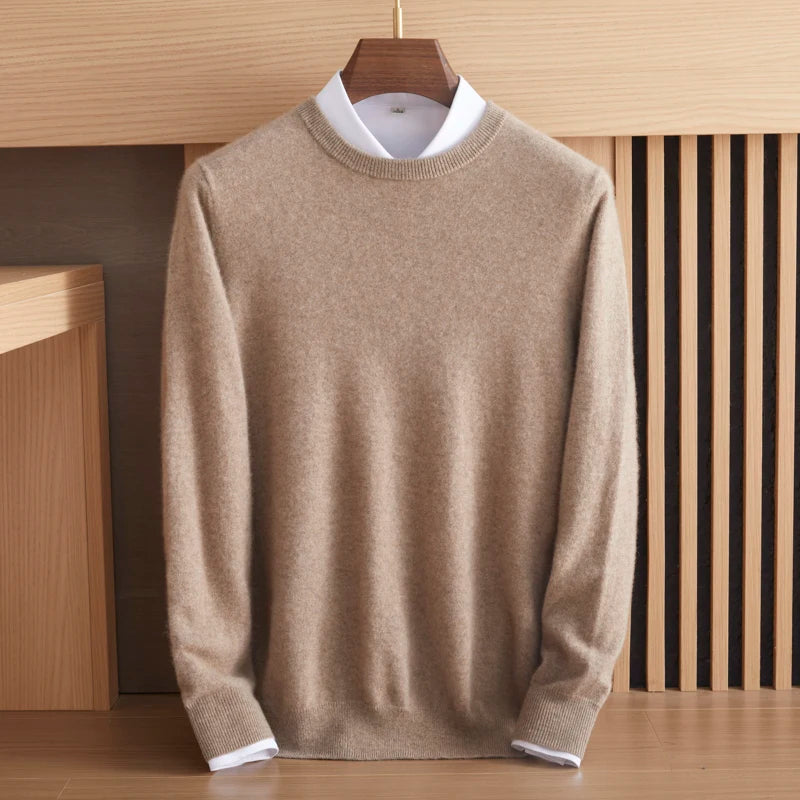 The Everyday Crew, men's cashmere crewneck