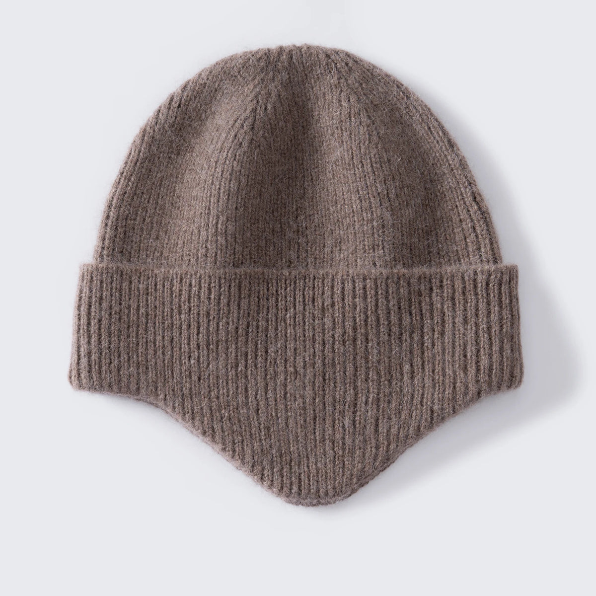 Alpaca earflap beanie
