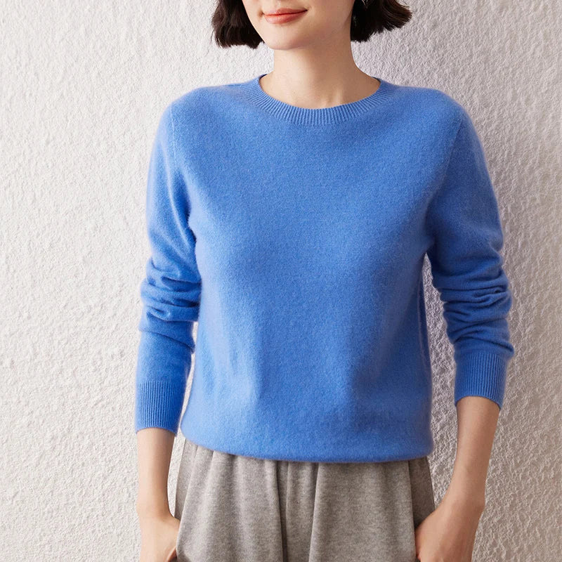 The Everyday Crew, women's cashmere crewneck