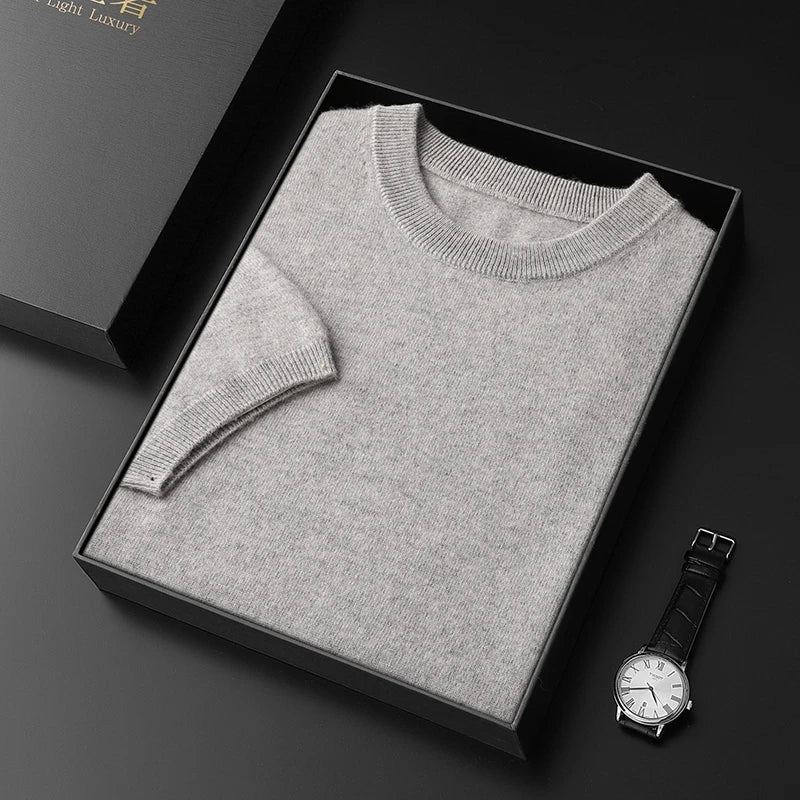 Men's cashmere tee