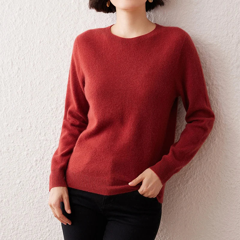 The Everyday Crew, women's cashmere crewneck
