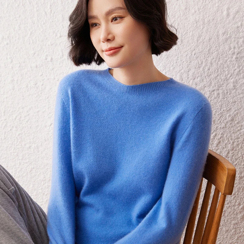 The Everyday Crew, women's cashmere crewneck