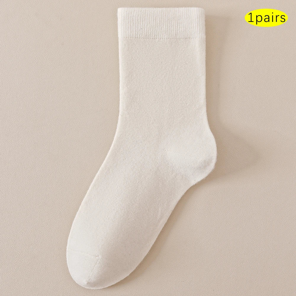 3 pairs merino crew socks