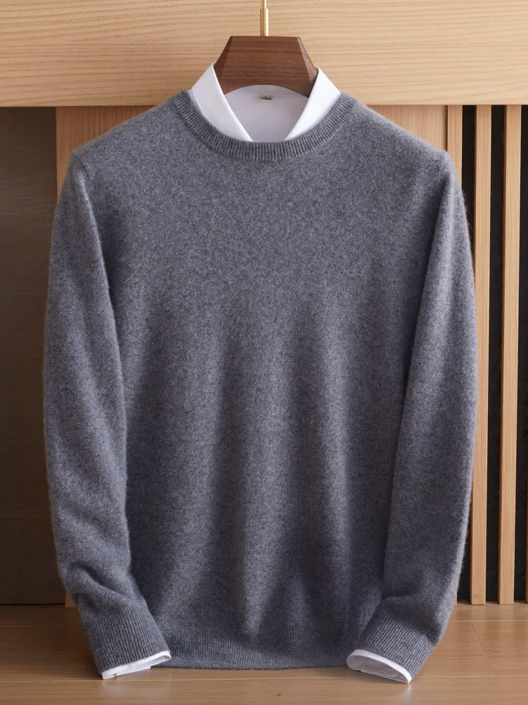 The Everyday Crew, men's cashmere crewneck
