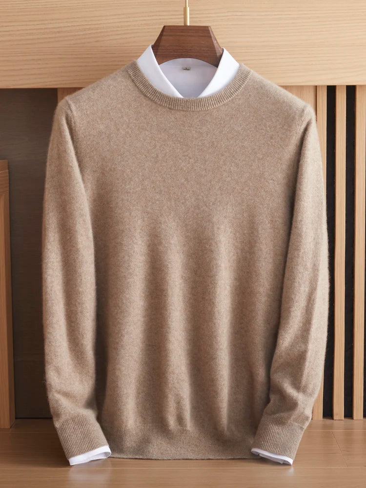 The Everyday Crew, men's cashmere crewneck