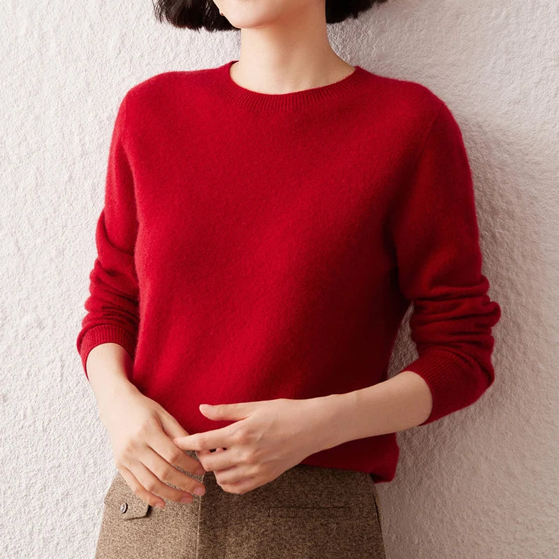 The Everyday Crew, women's cashmere crewneck