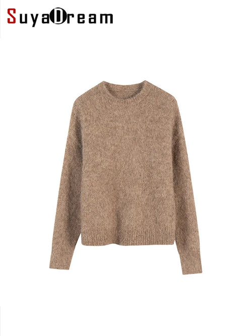 Women's alpaca-blend sweater